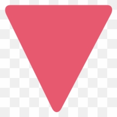 Emoji Down - Pointing Red Triangle Copy And Paste U2013 Emojis,Pointing Emojis