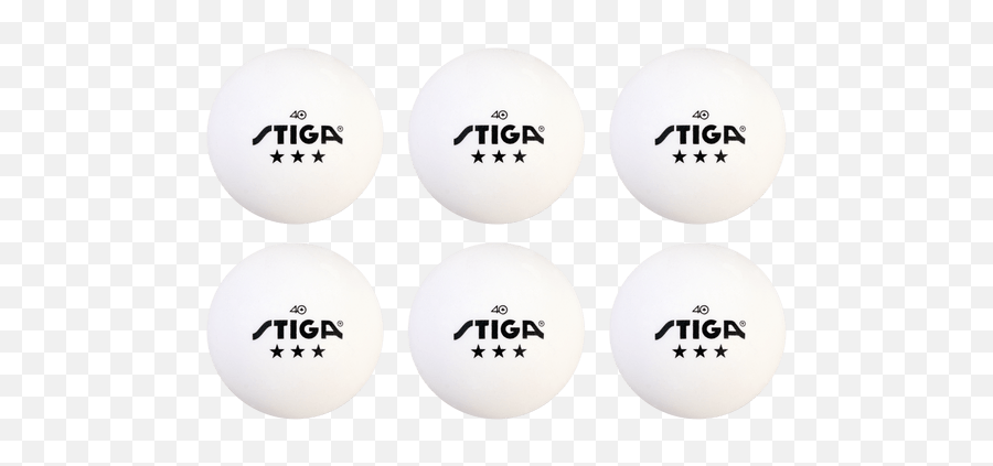 Table Tennis Balls Stiga Us Emoji,6 Ball Emoji