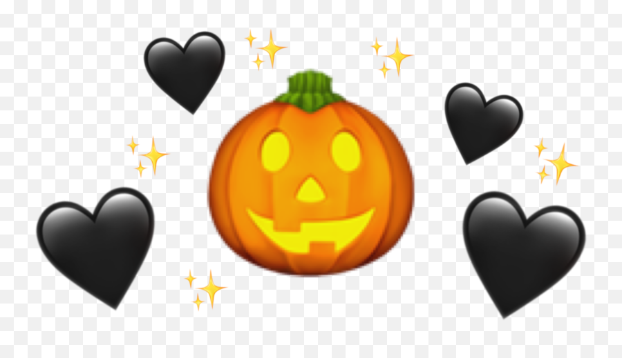 Halloween Pumpkin Heart Bling Sticker By Xxanimeamongusxx Emoji,Halloween Emojis