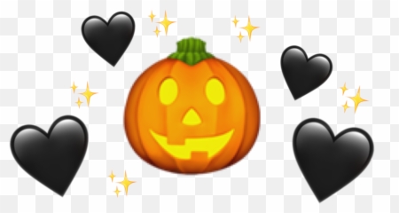 Halloween Pumpkin Heart Bling Sticker By Xxanimeamongusxx Emoji,Halloween Emojis