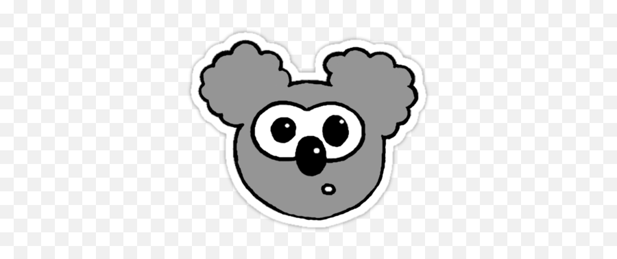 Cartoon Koala Face - Clipart Best Emoji,Koala Face Emoji