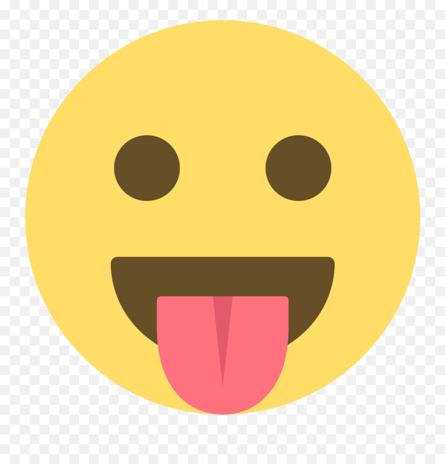 Face With Tongue Emoji High Definition Big Picture And - Transparent Tongue Emoji Gif,Japanese Emoticons Flower In Hair