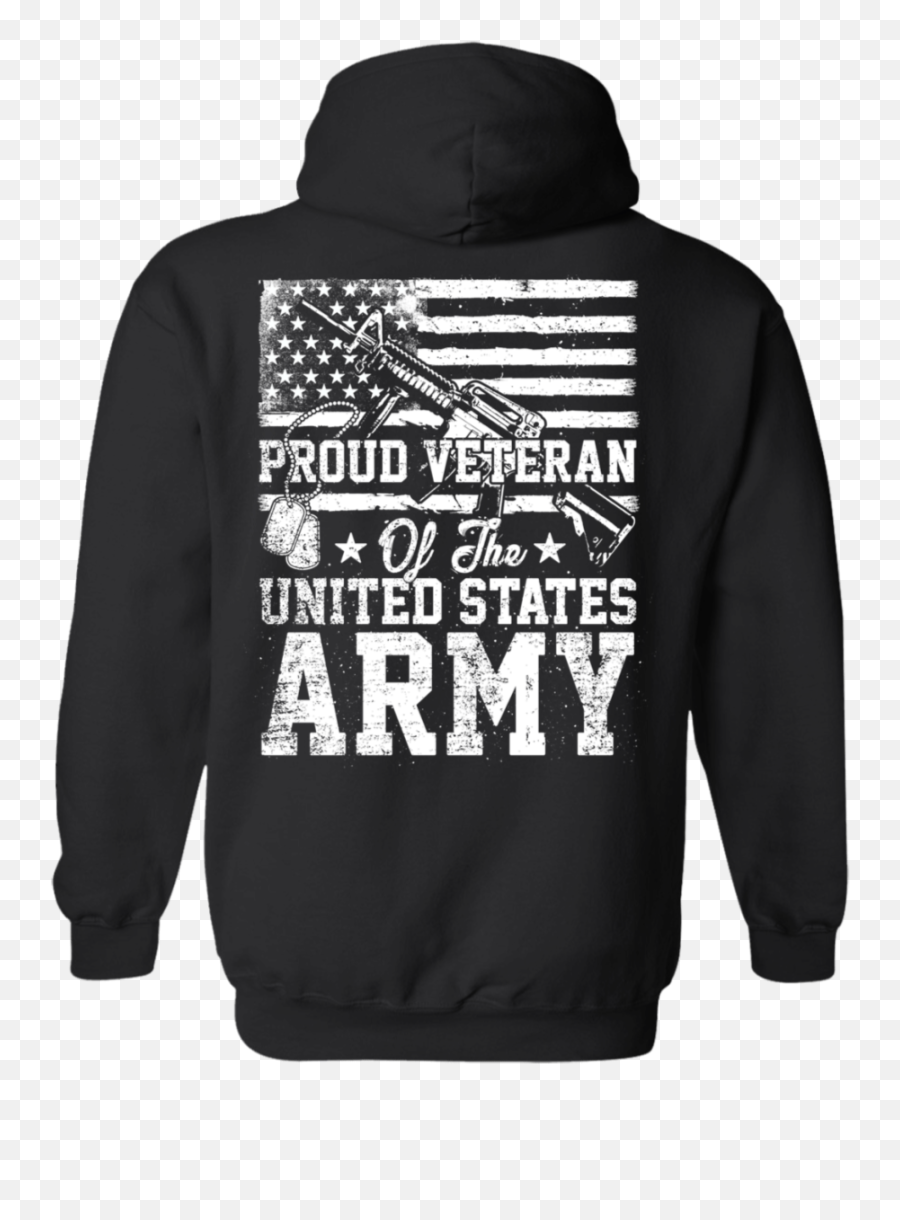 Proud Us Army Veteran Hoodie - Hooded Emoji,Us Army Emoji