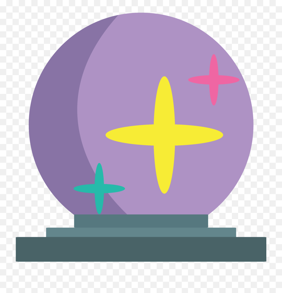 Crystal Ball Emoji Clipart - Vertical,Purple Video Game Emoji