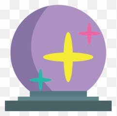 Crystal Ball Emoji Clipart - Vertical,Purple Video Game Emoji