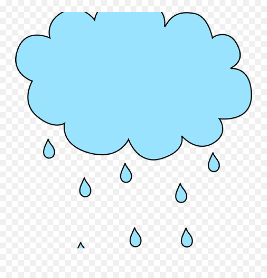 Rain Cloud Clipart Clip Art Image - Soft Rain Clipart Emoji,Rainy Cloud Emoji