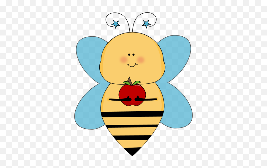 Cartoon Sring Picters Line Drawing - Clip Art Library Cute Teacher School Clipart Emoji,Apple Bee Emoji