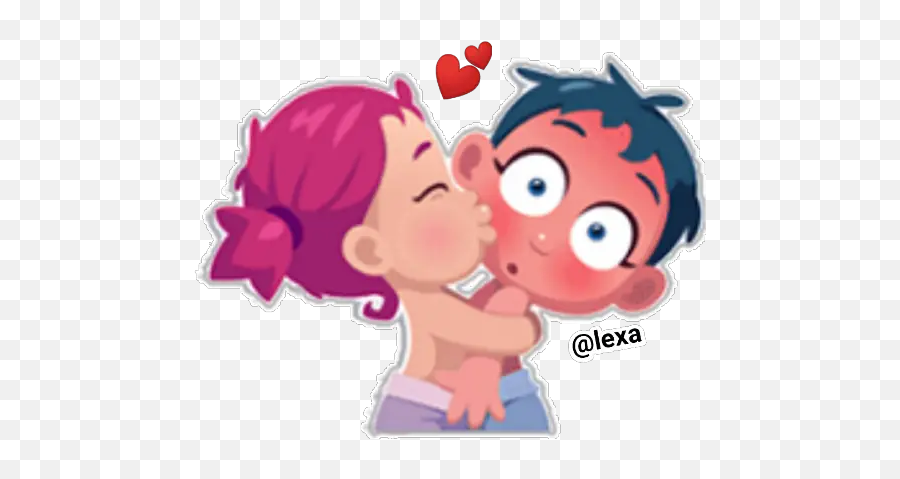 Sticker Maker - Baby Emoji Kiss,Cheek Emoji