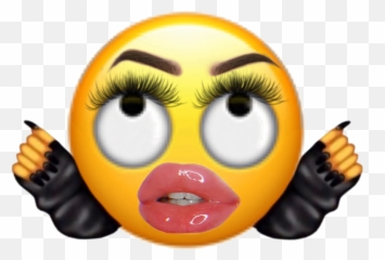 Bitchplease Emoji Art Remix Sticker - Happy,Emoji Art