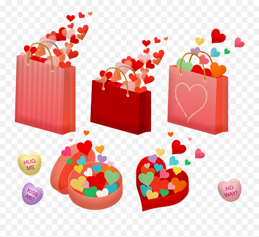Download Free Photo Of Valentineu0027s Hearts Bag Of Hearts - Alla Hjärtans Dag Påse Emoji,Art Of Emotion A Day A Day