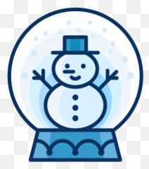 Decorate Decoration Man Snow Snowglobe Snowman Icon - Icon Emoji,Snowman Emoji With Snow