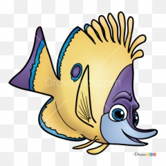 How To Draw Tad Dory And Nemo - Finding Nemo Coloring Pages Tad Emoji,Finding Nemo Emoji Story