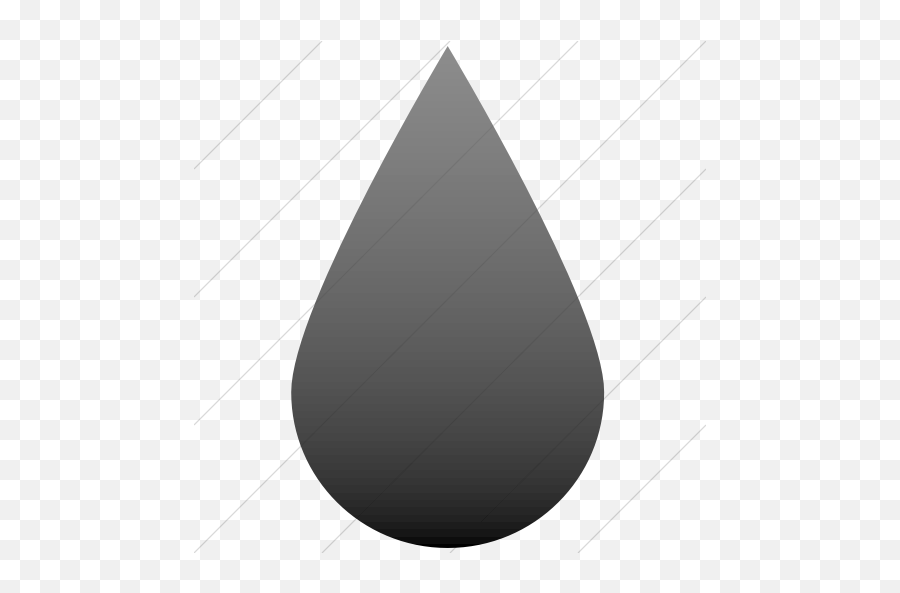 Iconsetc Simple Black Gradient Classica Raindrop Icon - Ink Drop Cartoon Transparent Emoji,Raindrop Emoticon