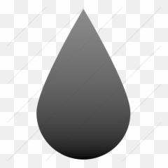 Iconsetc Simple Black Gradient Classica Raindrop Icon - Ink Drop Cartoon Transparent Emoji,Raindrop Emoticon