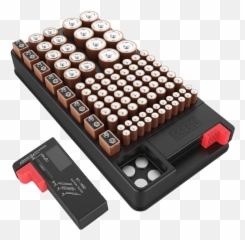 Zerodark Battery Organizer U0026 Removable Battery Tester - Battery Organizer Emoji,Weed Emoji Pillow