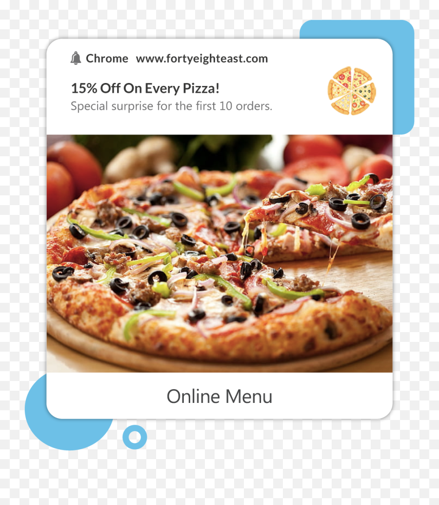 Push Notification Examples To - Pizza Mix Pizza Hd Emoji,Wish I Was Full Of Pizza Instead Of Emotions