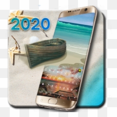 Teclado Tropical - Mobile Phone Case Emoji,Emoticon De Olas