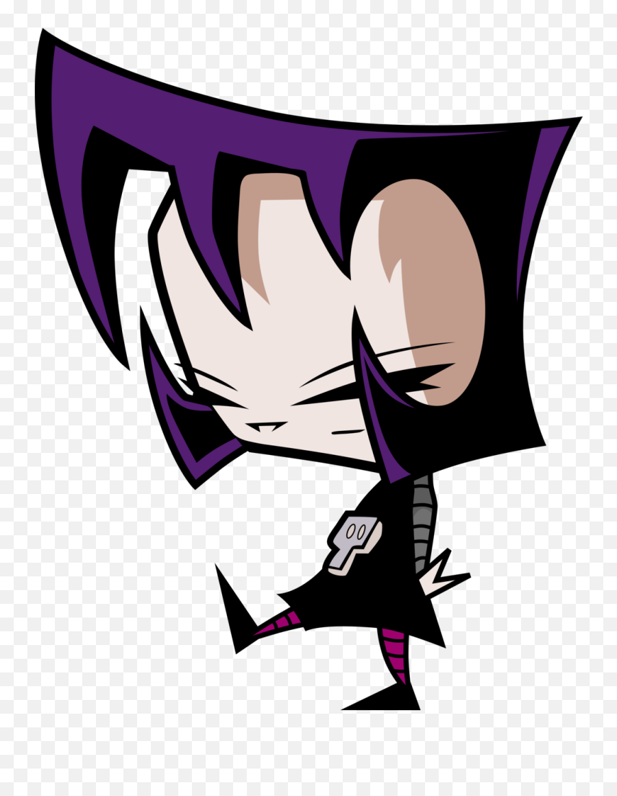 Gaz - Invasor Zim Gaz Emoji,Fanfiction Zim Dib Antenna Emotion Movie