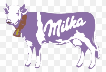 Milka Cow - Milka Milk Chocolate Emoji,Cow Showing Emotion