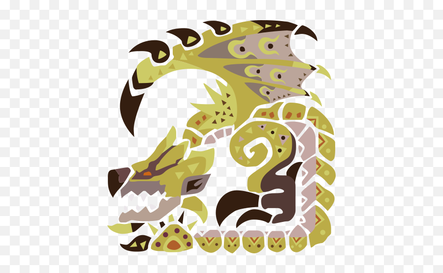 The Moon Is A Harsh Queen - Monster Hunter Gold Rathian Icon Emoji,Drama Queen Technique & Emotion Cards - Cards