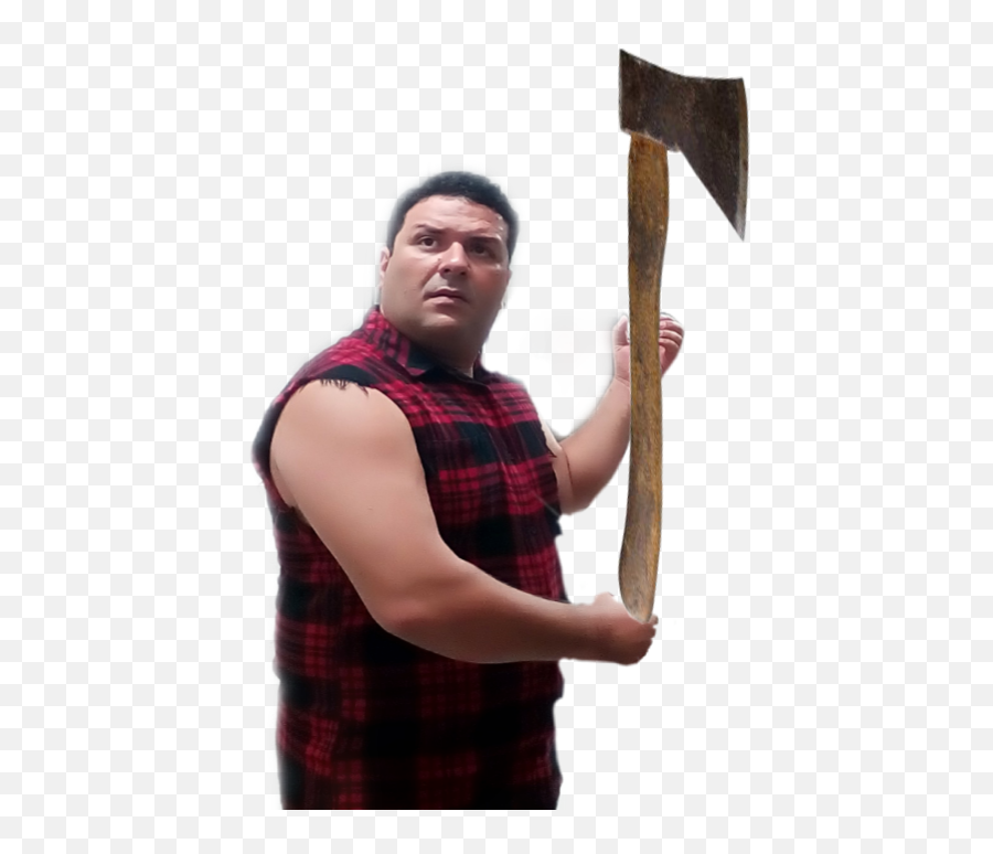 Lumberjack Sticker - Cleaving Axe Emoji,Lumberjack Emojis