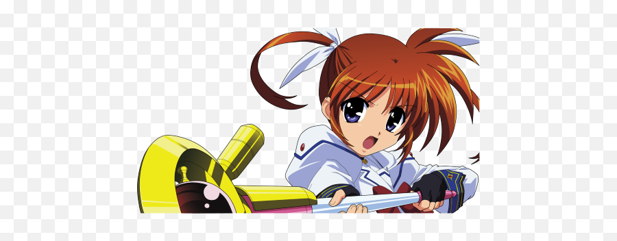 Top 20 Magical Anime Girls - Magical Girl Lyrical Nanoha Emoji,What Is The Name Of The Anime, Where Females Emotions To Power Their Suits