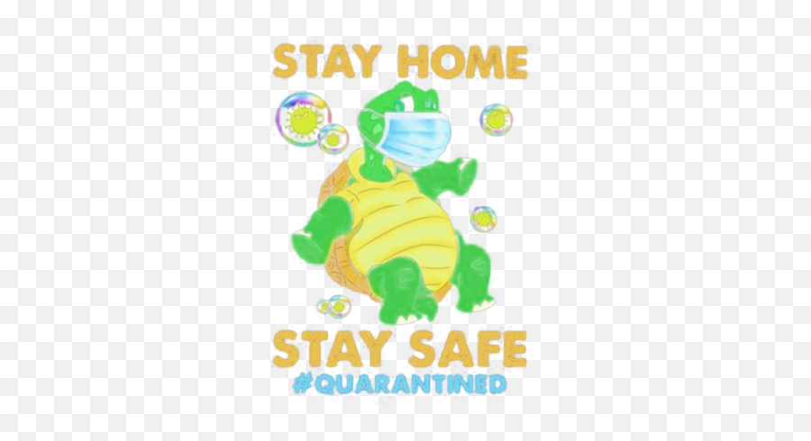 Stay Home Stay Safe Quarantined Turtle - Soft Emoji,Matthew Gray Gubler Emoticon Face