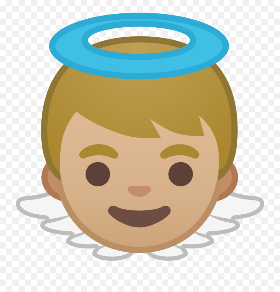 Medium - Emoji Png Boy Medium Skin Tone,Angel Emoji