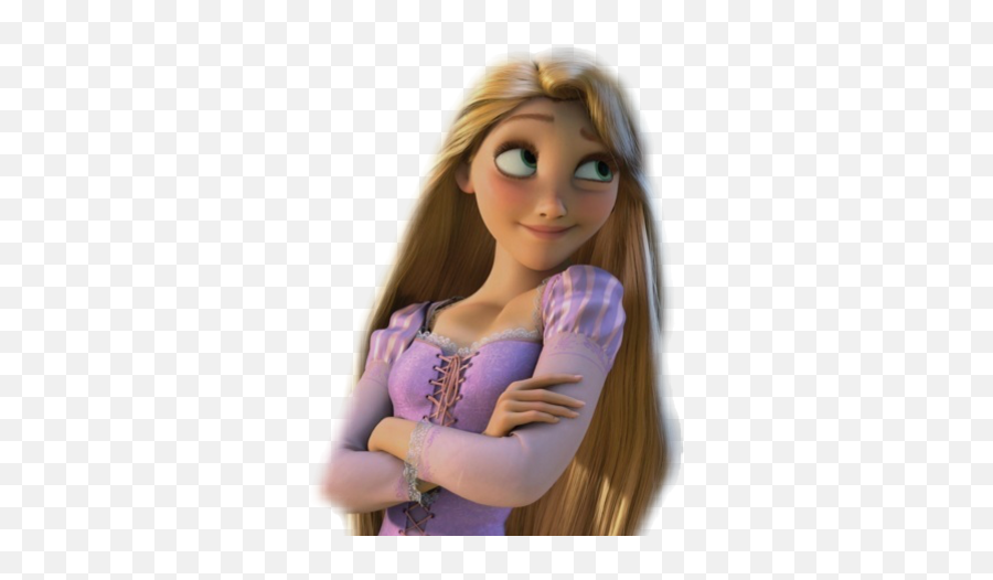 Rapunzel Emoji,Rapunzel Coming Out Of Tower With Emotions