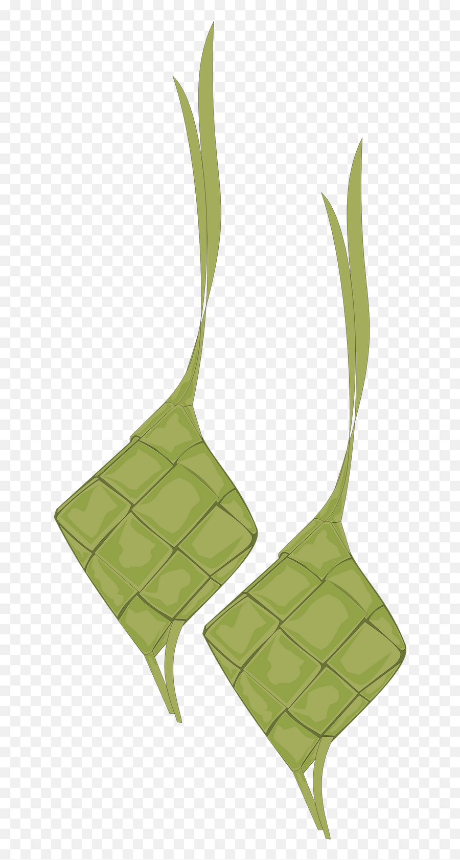 Ketupat Clipart Hd - Ketupat Emoji,Emoji Bra