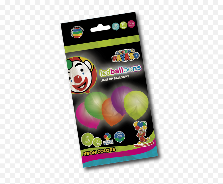 Led U0026 Bicolour Balloons - Dot Emoji,Emoticons Shape Balloon 33631