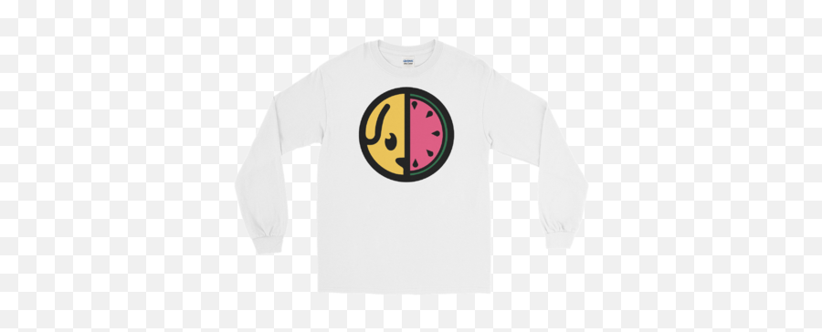 Puppymelons - Menu0027s Long Sleeve Shirt Benefits Charity Long Sleeve Emoji,Plus Size Womens Emoticon Shirt 3x