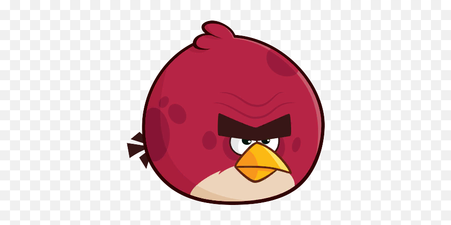 Terence - Toons Angry Birds Terence Emoji,Big Angry Bird Facebook Emoticon