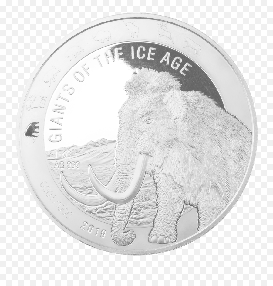 Series - Giants Of The Ice Age Silver Coins Emoji,Coins Emoji