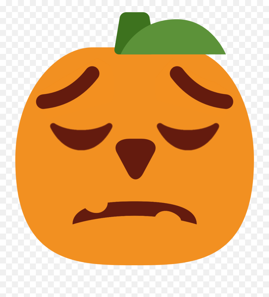 Pensivepumpkin - Emojis De Halloween Para Discord,Pensive Emoji