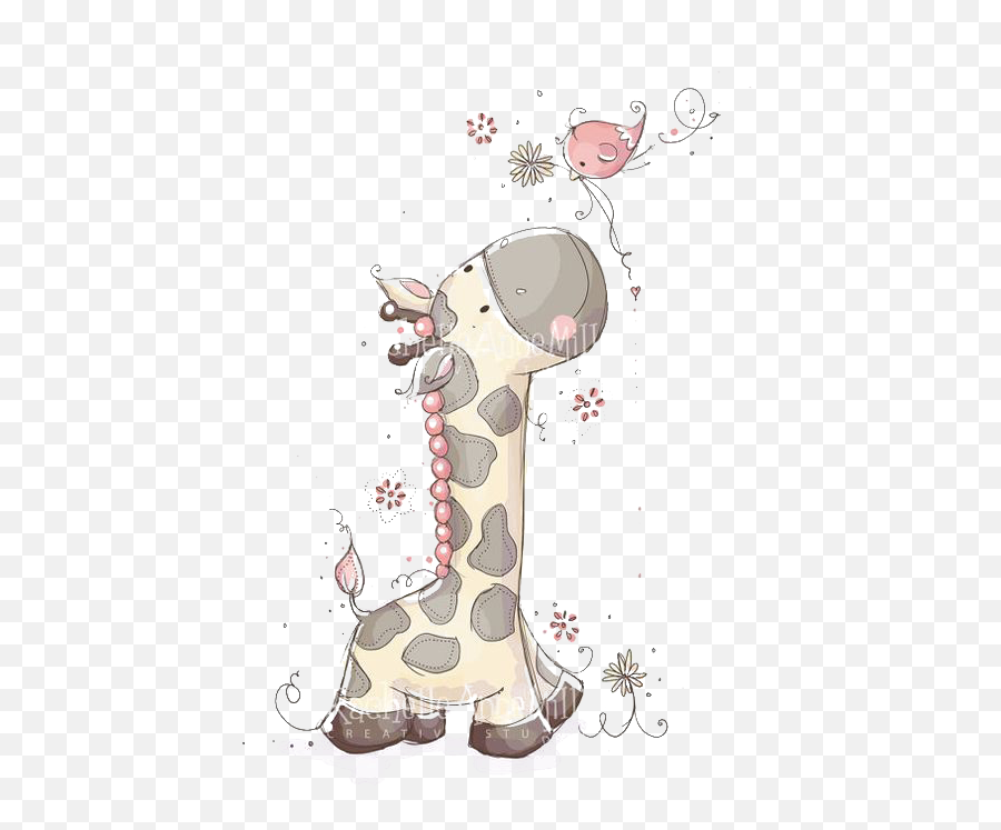Download Cute Giraffe Illustrator Emoji,Giraffe Emoticon