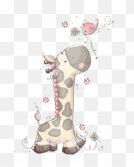 Download Cute Giraffe Illustrator Emoji,Giraffe Emoticon