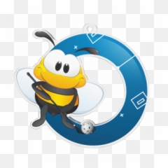Bumble Bee Floorball Medal Trophy Monster - Happy Emoji,Bee Icons Emoticons For Facebook