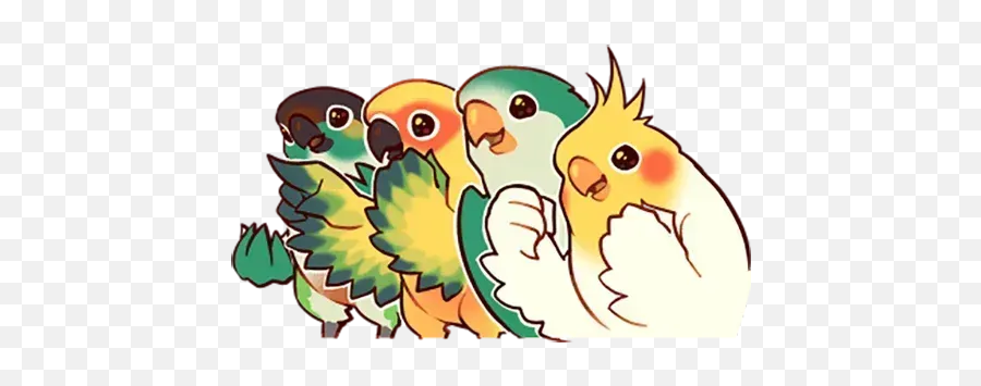 Fucktheworld Whatsapp Stickers - Stickers Cloud Stickers For Whatsapp Parrot Emoji,Cockatiel Emoticon