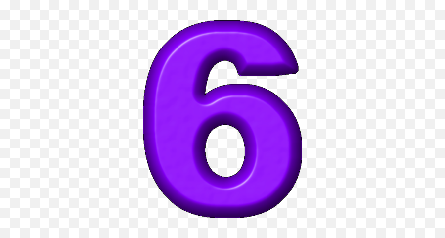 Purple - Blue Number 6 Emoji,Gabriel Barbosa Emoticon Heart