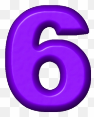 Purple - Blue Number 6 Emoji,Gabriel Barbosa Emoticon Heart