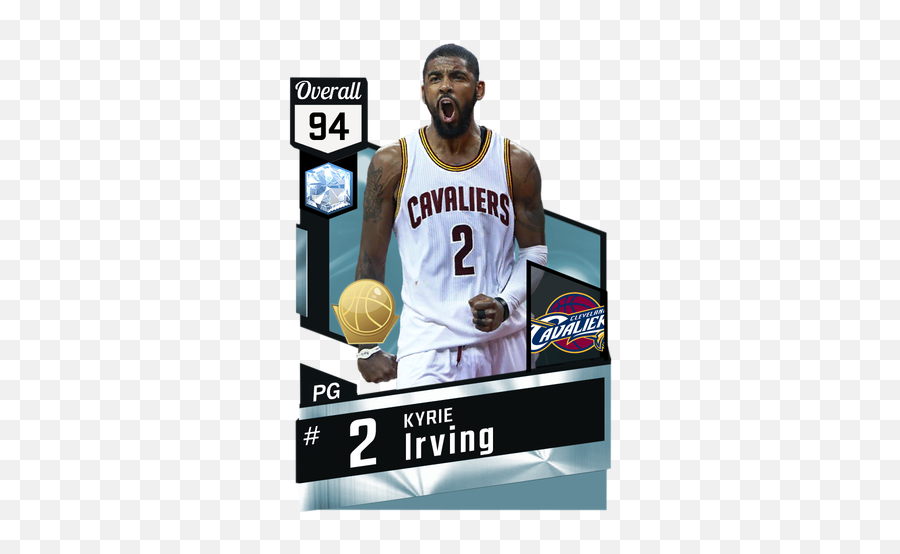 Kyrie Irving - Nba 2k Card Stephen Curry Emoji,Klay Thompson Don't Show A Great Deal Of Emotion