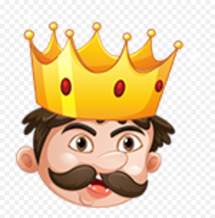 King Shocked Emoji,Type Surprised Emoticon