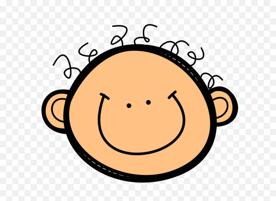 Clip Art Of The Face Of A Happy Boy - Face Happy Boy Clipart Emoji,Cute Gay Emoticon