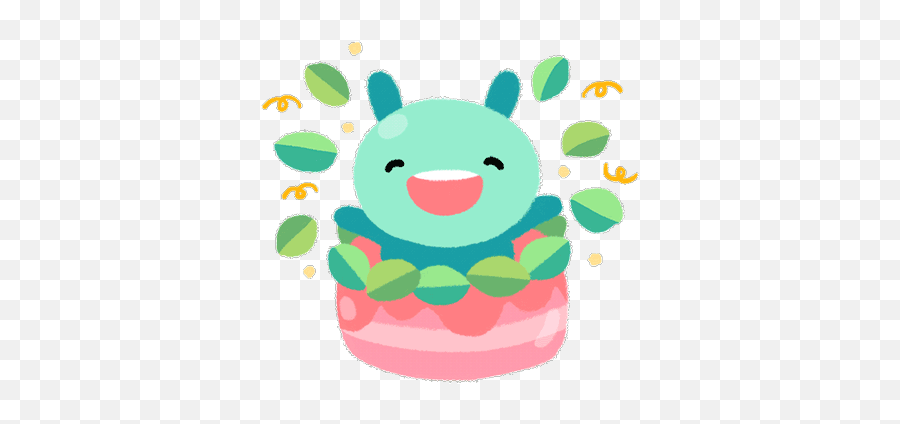 Happy Celebration Sticker - Happy Celebration Celebrating Emoji,Tiny Bunny Emoticon Gif Tumblr