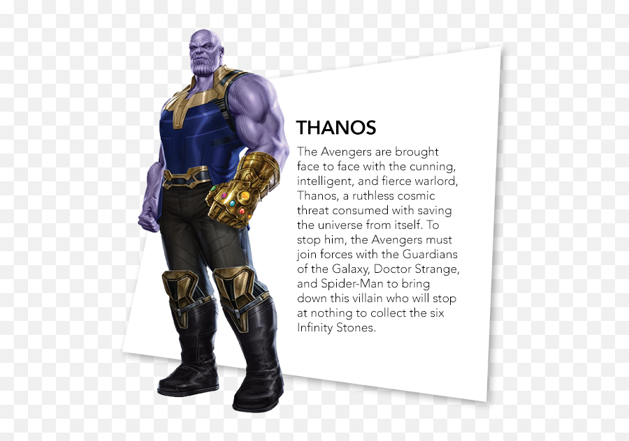 Avengers Infinity War Personajes Thanos - Thanos Png Emoji,Thanos Emoji