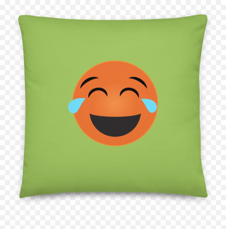 Laugh Out Loud Emoji Pillow Ashley Burks,Emoticon With Arms Out