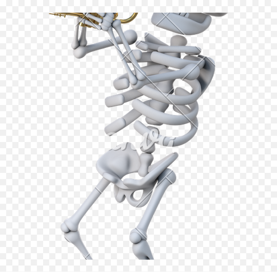 Skeleton Trumpet Png Png Freeuse Library - Skeleton Playing Emoji,Mellophone Emoji