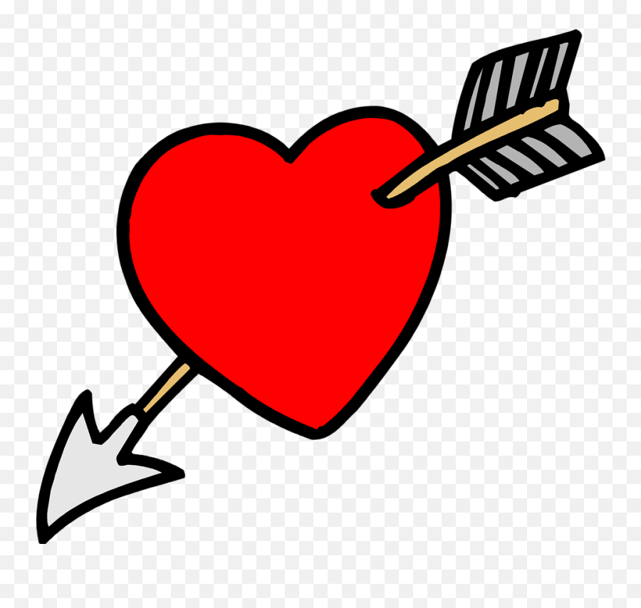 Heart Arrow - Heart With An Arrow Through Emoji,Heart With Arrow Emoji