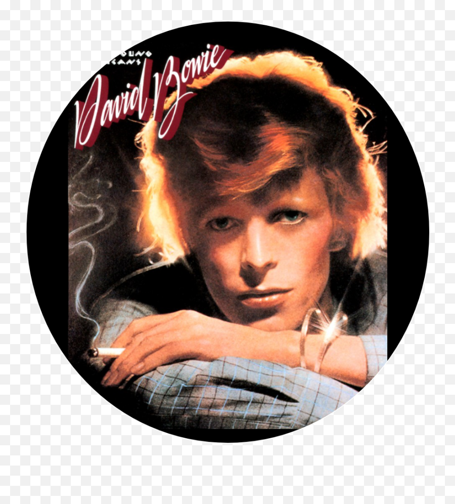 Booby Sticker - David Bowie Young Americans Single Album Cover Emoji,Booby Emoji